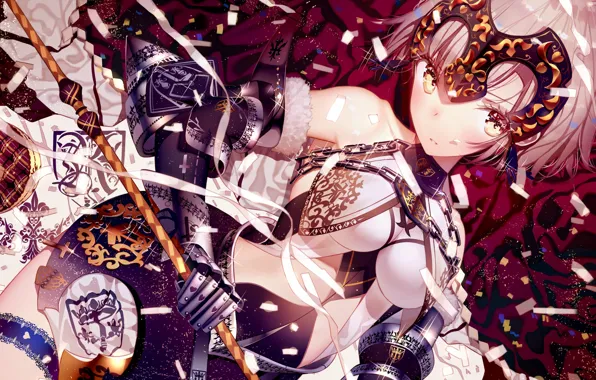 Picture girl, anime, art, Fate Stay Night, Fate/Grand Order