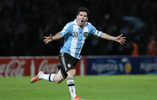 Picture football, Argentina, goal, football, Lionel Messi, Leopard, team, Messi