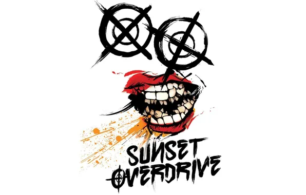 Logo, Xbox One, Sunset Overdrive, Insomniac Games