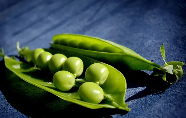 Picture macro, green, polka dot, peas, macro, peas