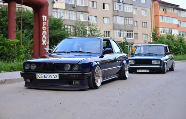 BMW, coupe, E30, 2107