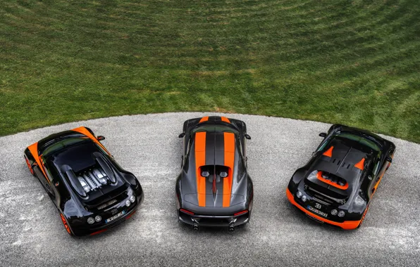 Picture Bugatti, Veyron, 2010, the view from the top, 2013, Chiron, 2019, Veyron 16.4 Super Sport …