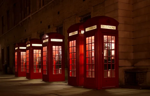 Picture city, lights, wall, photo, night, London, England, Great Britain