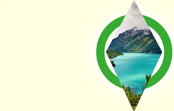 Nature, minimalism, symbols, abstacle, Altay