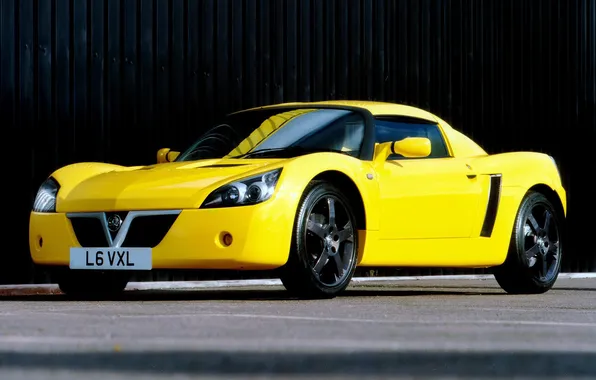Machine, yellow, Vauxhall, the front, Vauxhall, VX220, &quot;Lightning Yellow&quot;