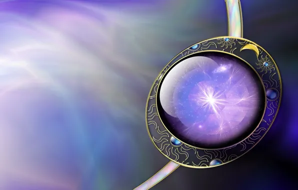 The sun, figure, ball, a month, ring, sphere