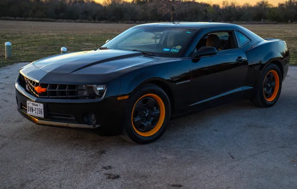 Picture Chevrolet, Camaro, Black, Texas