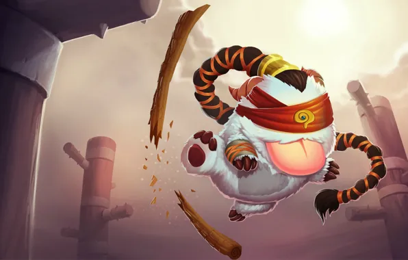 Being, baby, art, braid, League of Legends, training, League of legends, Poro