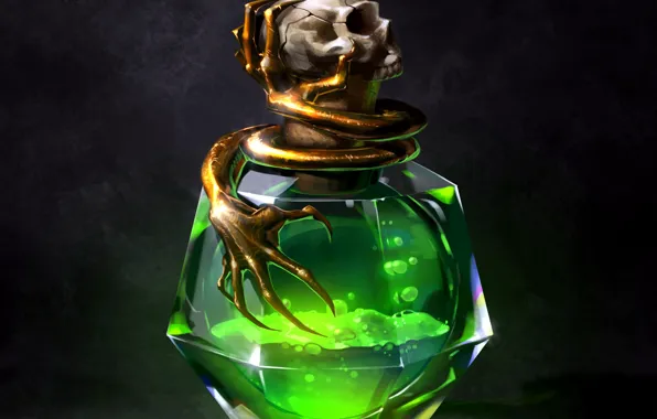 Picture sake, fantasy, liquid, digital art, artwork, fantasy art, Poison, bottle