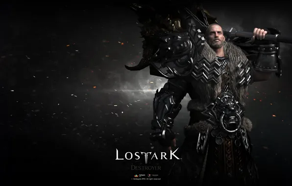 Download wallpaper weapons, guy, Lost Ark, section games in