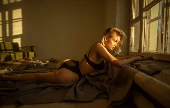Ass, sexy, pose, model, panties, makeup, figure, hairstyle