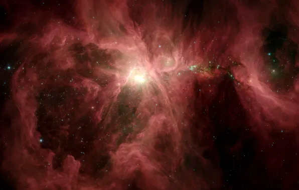 Picture nebula, Orion, Spitzer