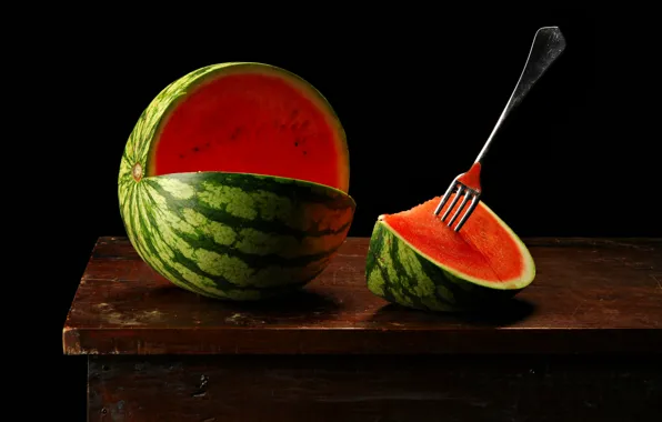 Watermelon, the flesh, plug