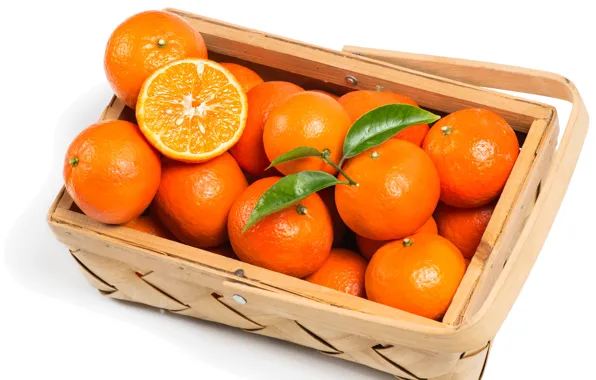 Basket, citrus, Mandarin