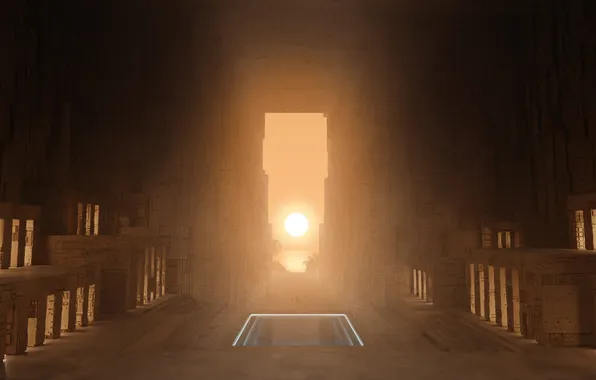 Sunset, sun, stones, neom, saudi arabia, architecture workshop, utamo