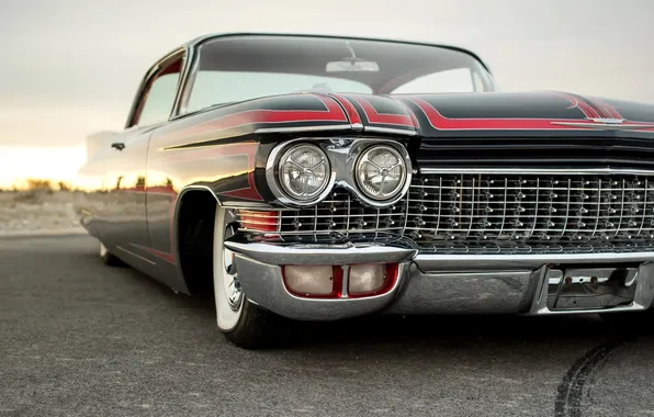 Picture lights, Cadillac, 1960, the front