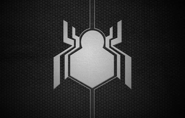 Picture logo, black, Spider-man, Captain America: Civil War