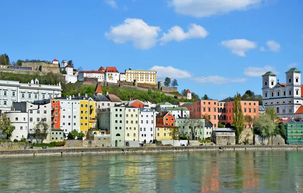 Home, Germany, Bayern, Germany, Bavaria, Passau, Passau, River Inn