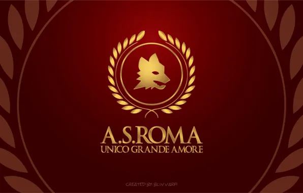 Picture Rome, Italian, football club, Wolves, Roma, Associazione Sportiva Roma, Yellow-red, The Romans