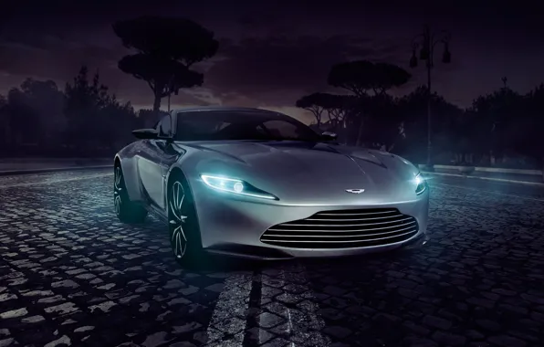 Picture Concept, Aston Martin, Light, Front, Supercar, Spectre, DB10