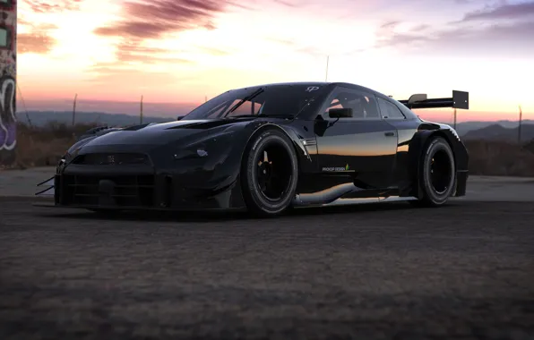 Auto, Machine, Nissan, GT-R, Rendering, Nissan GT-R, NISMO, Sports Car