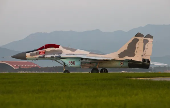 Fighter, the airfield, MiG-29, Fulcrum, Korean