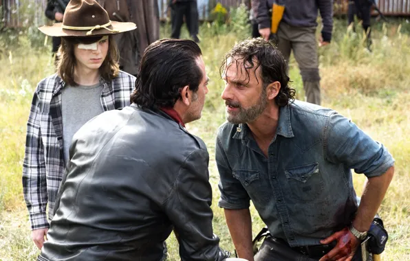 Jeffrey Dean Morgan, Season 7, The Walking Dead, Andrew Lincoln, Chandler Riggs, Walking, 16 series