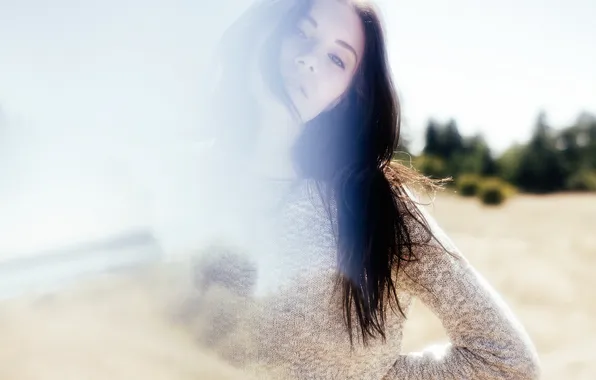 Look, girl, brunette