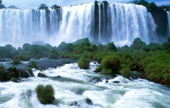 Nature, waterfall, kinds of Brazil