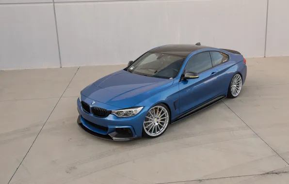 Picture BMW, Blue, F32, 435i