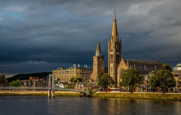 Scotland, Church, Scotland, Inverness, Old High Church