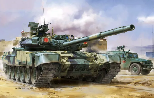 Jason, the armed forces of Russia, t-90, T-90A & Tiger GAZ 233014