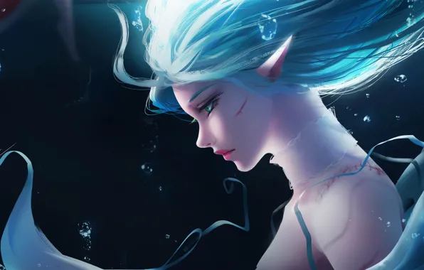 Anime Underwater on Pinterest | Underwater, Underwater City and Jelly |  Anime scenery, Anime artwork, Anime art