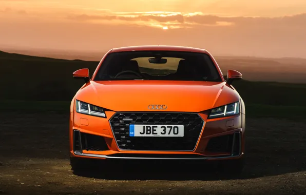 Sunset, Audi, Coupe, Quattro, 2018, S-Line, TFSI, Audi TT