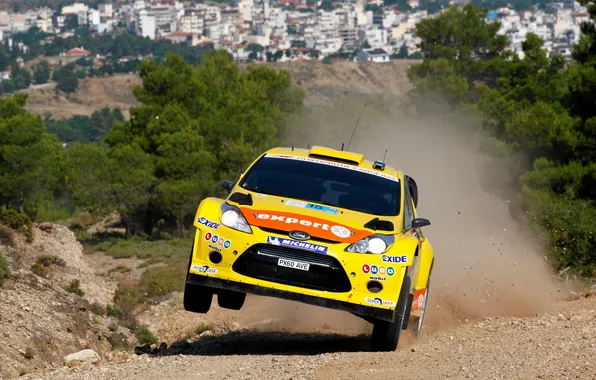 Ford, Auto, Yellow, Sport, Ford, Race, Day, WRC