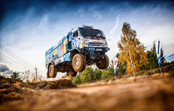 Wallpaper Machine Speed Truck Race Master Russia Kamaz Rally For