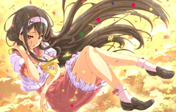 Background, hair, girl, kazeno