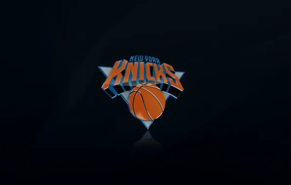 Black, Basketball, Background, Logo, New York, New York, NBA, New York Knicks
