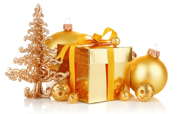 Holiday, box, gift, New Year, Christmas, tape