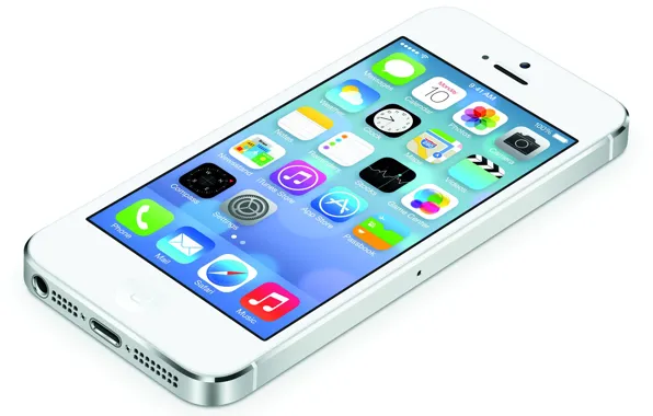 Easy, apple, white background, white, Lightning, icons, thin, iPhone 5