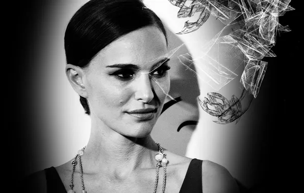 Photo, actress, photographer, black and white, Natalie Portman, Natalie Portman, beauty, photoshoot