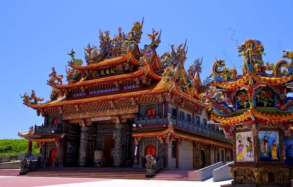 Picture city, wallpaper, building