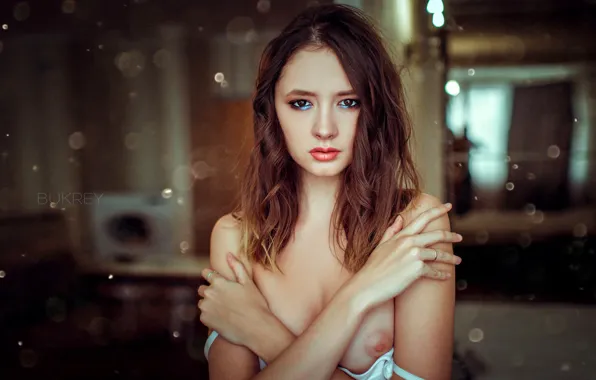 Chest, look, sexy, pose, background, model, body, portrait