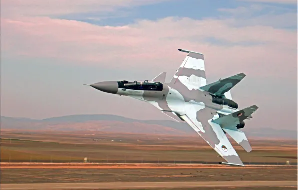 Flight, BBC, Su-30, Dry, Algeria