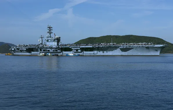 US NAVY, USS Nimitz, CVN-68, nuclear aircraft carrier