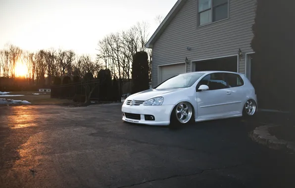 White, white, Golf, golf, Volkswagen, Volksvagen, mk5