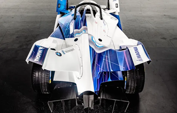 Rear view, 2018, Formula E, Electric Race Car, BMW iFE.18