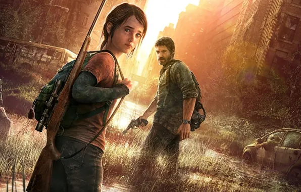 Wallpaper the city, the building, Joel, The Last of Us Part I for mobile  and desktop, section игры, resolution 3840x2160 - download