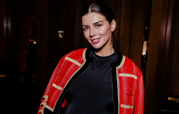 Picture look, smile, makeup, actress, jacket, singer, Anna Sedokova, model