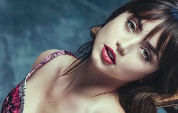 Eyes, look, girl, face, makeup, actress, lips, beauty